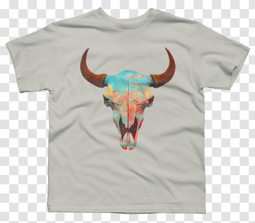 T-shirt Cattle Canvas Print Sleeve Transparent PNG