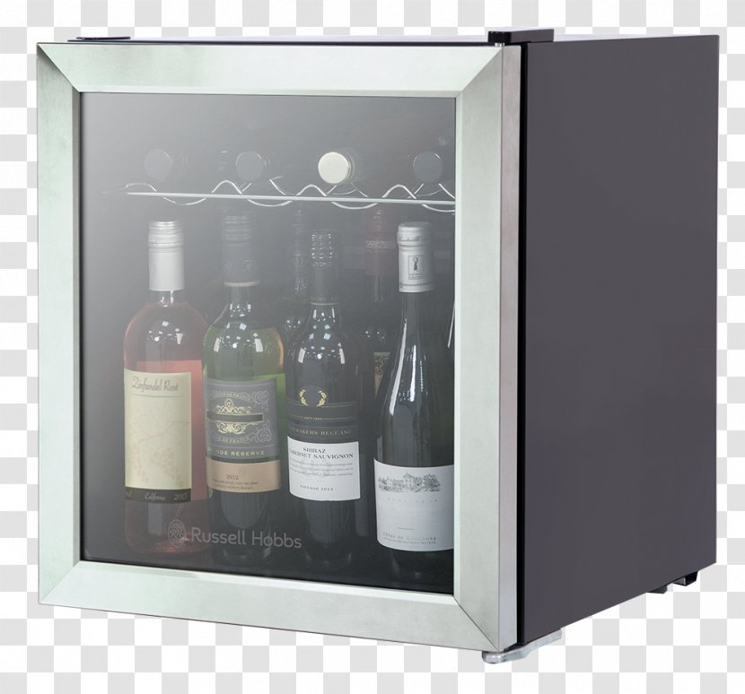 Wine Cooler Liqueur Refrigerator - Distilled Beverage - Stainless Steel Door Transparent PNG