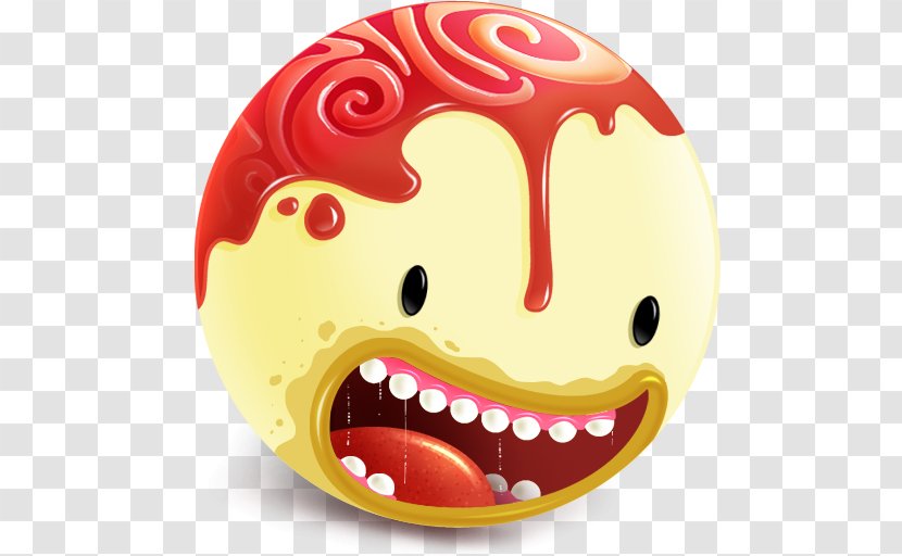 Food Smiley Fruit - Freaky Head Transparent PNG