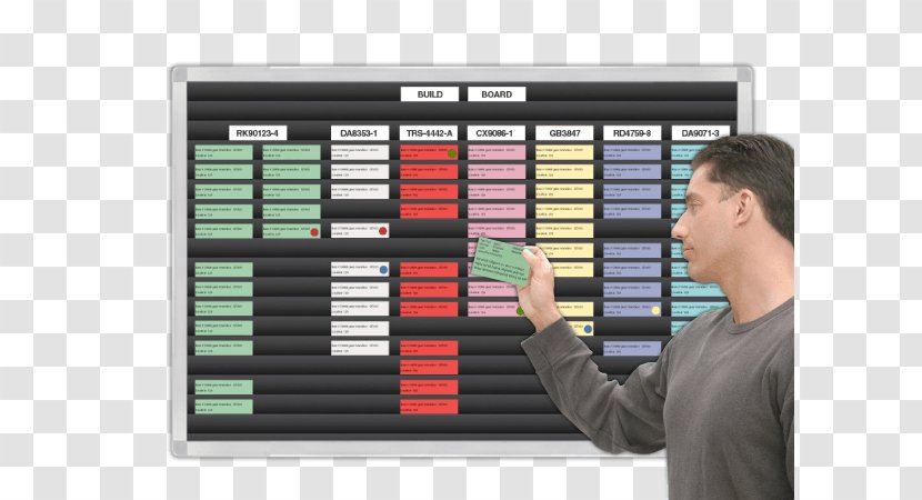 Kanban Board Lean Manufacturing System - Machine - X Display Rack Transparent PNG