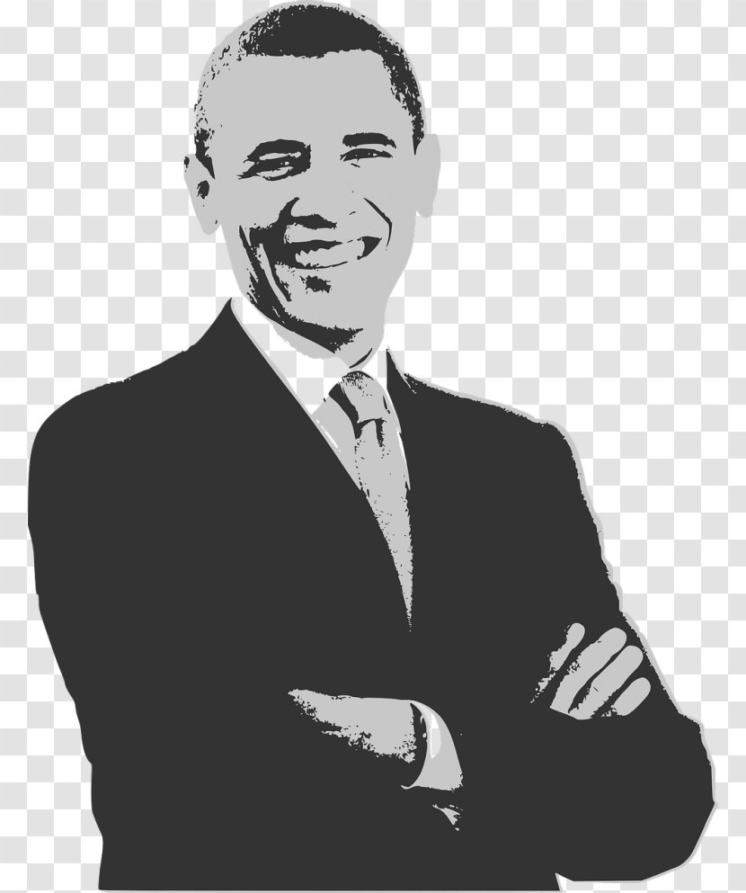 Barack Obama United States Clip Art Openclipart Vector Graphics - Gentleman Transparent PNG