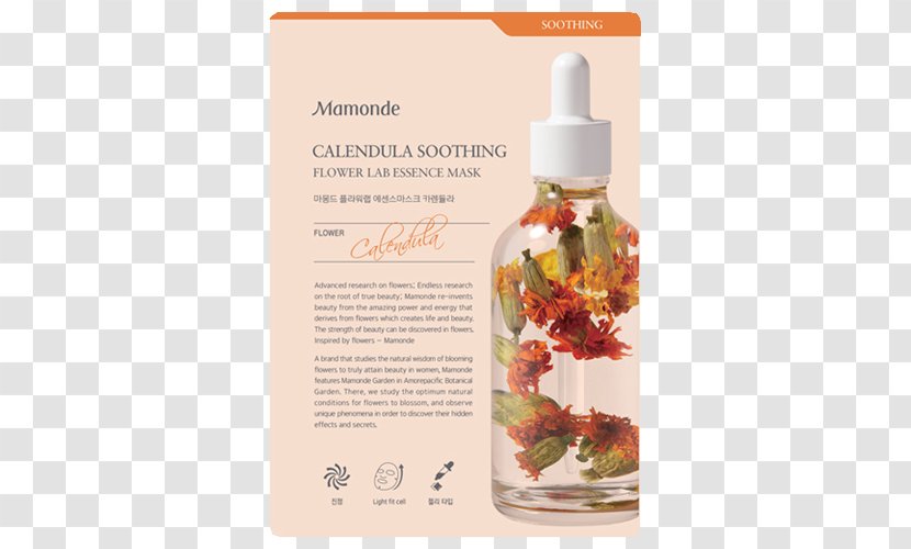 Mamonde Flower Lab Mask Skin Care Transparent PNG