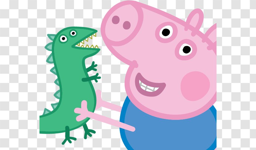 Mummy Pig Daddy George Granny - Background Peppa Transparent PNG
