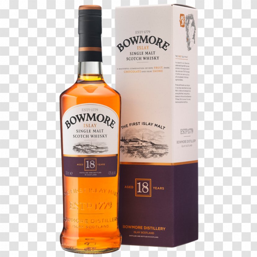 Bowmore Single Malt Whisky Islay Whiskey Scotch - Aberfeldy Distillery - Drink Transparent PNG