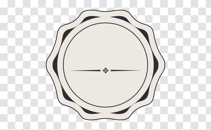 Tableware Circle Line - Dishware - Retro Label Transparent PNG