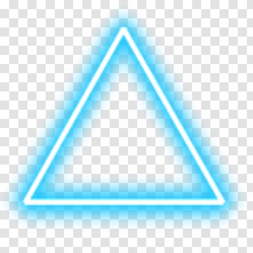 Light Clip Art Image Triangle - Neon Lighting Transparent PNG