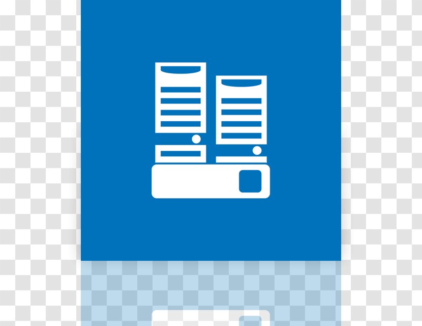 Metro Computer Servers - Blue Transparent PNG