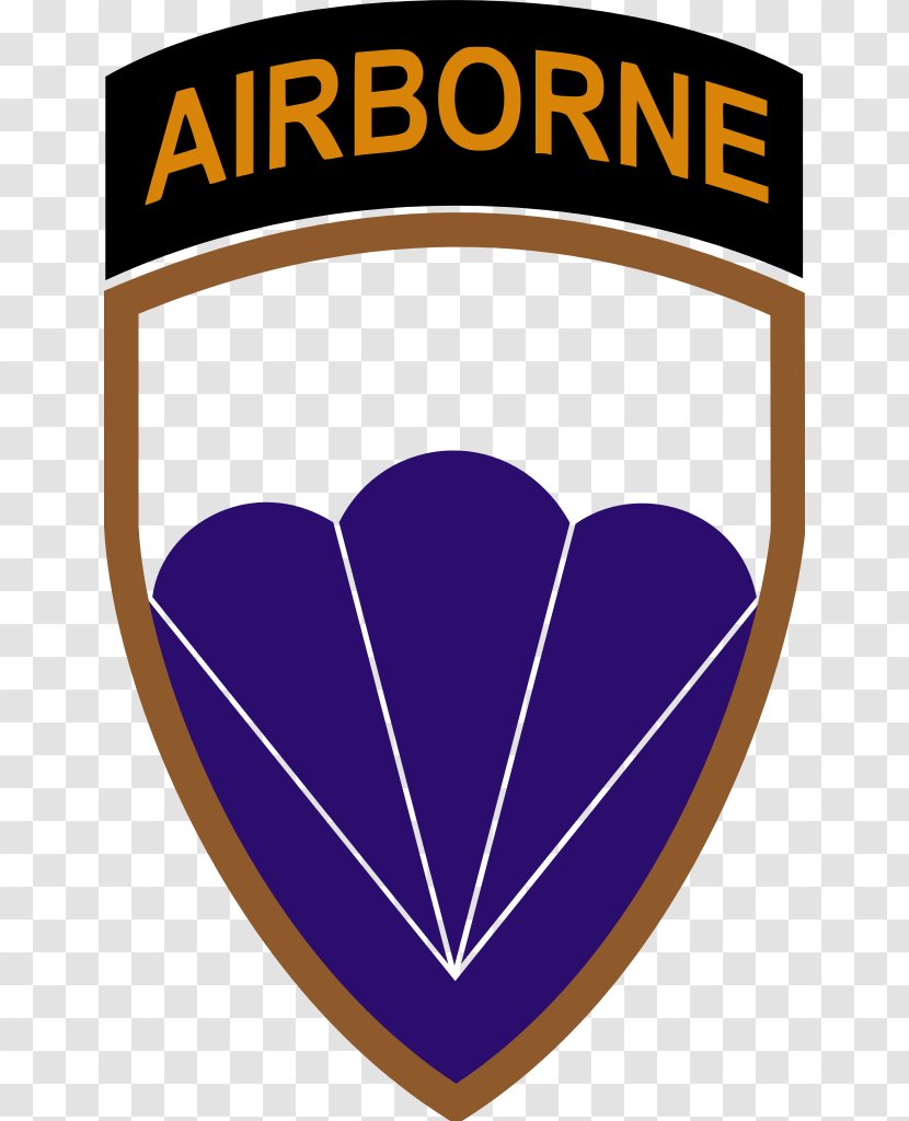 Airborne Forces Military Infantry United States Of America Shoulder Sleeve Insignia - Army Transparent PNG