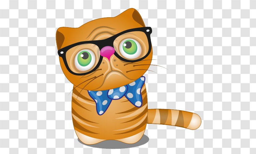 Cat Kitten Dog Cartoon - Play And Toys - Bespectacled Transparent PNG
