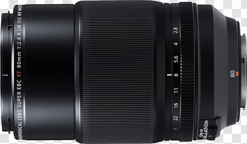 Fujifilm XF 80mm F/2.8 R LM OIS WR Macro Lens Camera Fujinon Photography - Mirrorless Interchangeablelens Transparent PNG