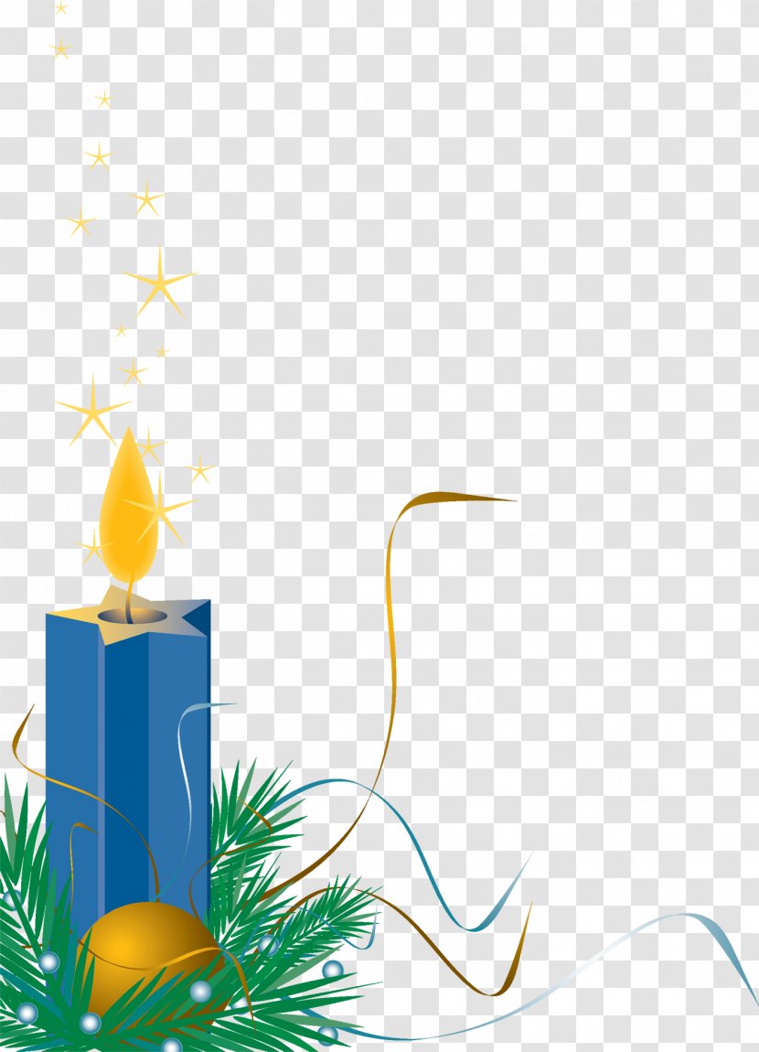 Christmas Day Image Santa Claus Candle - Photoscape Transparent PNG