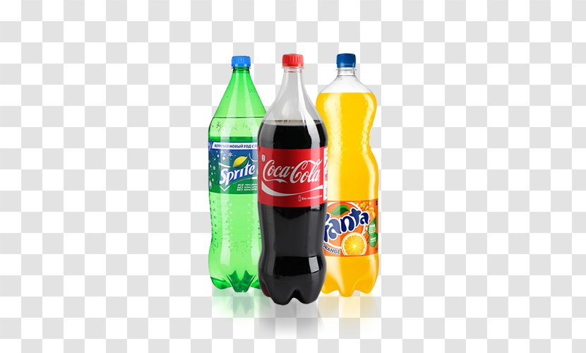 Sprite Fanta Fizzy Drinks Plastic Bottle Coca-Cola Transparent PNG