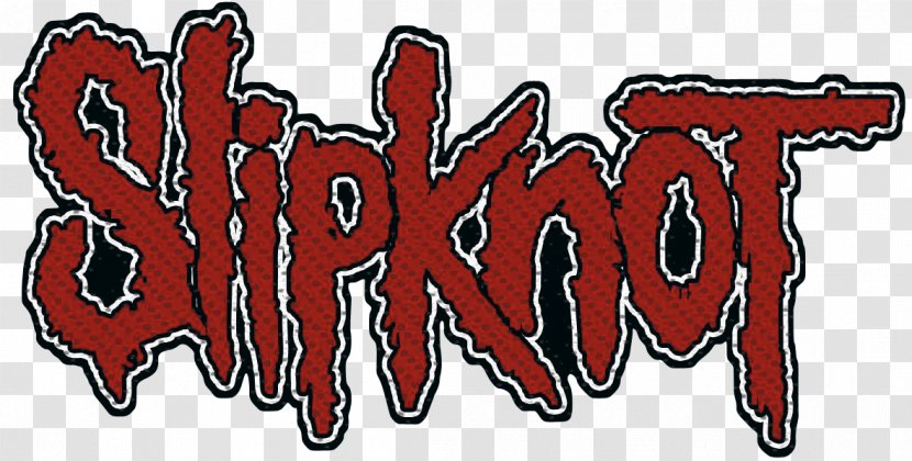 Razamataz Slipknot Cut Out Logo Woven Patch Heavy Metal Korn - Cartoon Transparent PNG