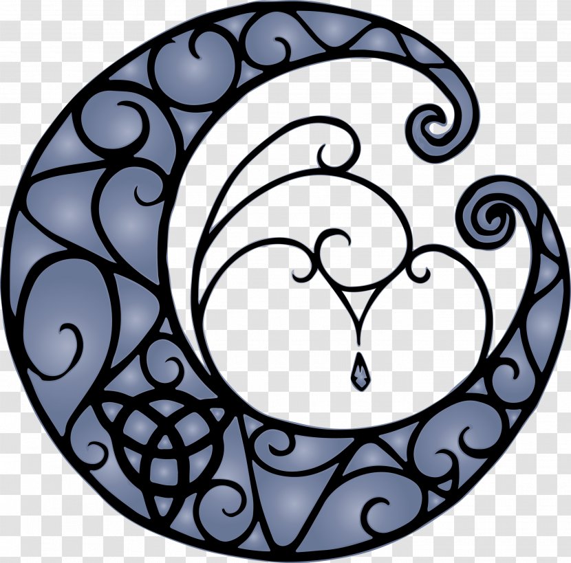 Triquetra Moon Lunar Phase - Home Accessories Transparent PNG