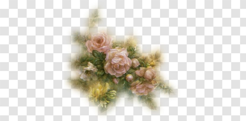 Decoupage Watercolour Flowers Painting - Rose - Flower Transparent PNG