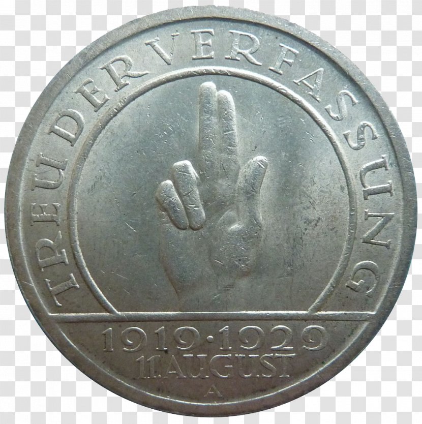 Weimar Republic Coin Reichsmark - Gesture Image On The Transparent PNG