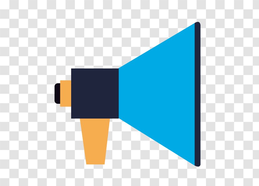 Megaphone Icon - Frame - Vector Flat Trumpet Transparent PNG