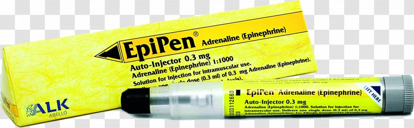 Epinephrine Autoinjector Anaphylaxis Allergy Adrenaline - Green Transparent PNG