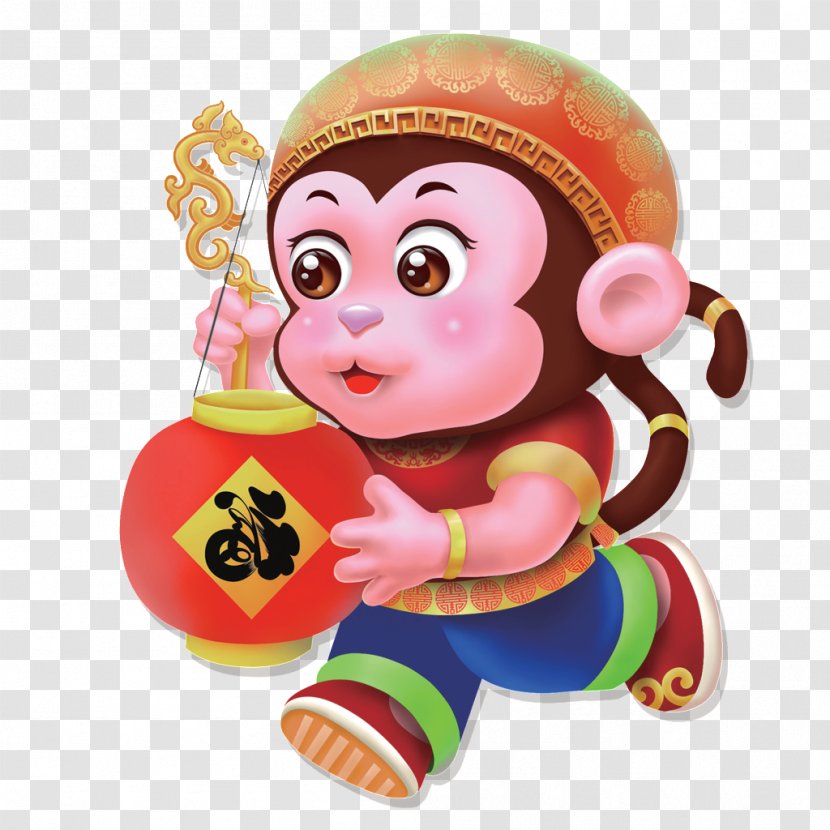 Image Monkey Download Vector Graphics - New Year - Macaco Transparent PNG