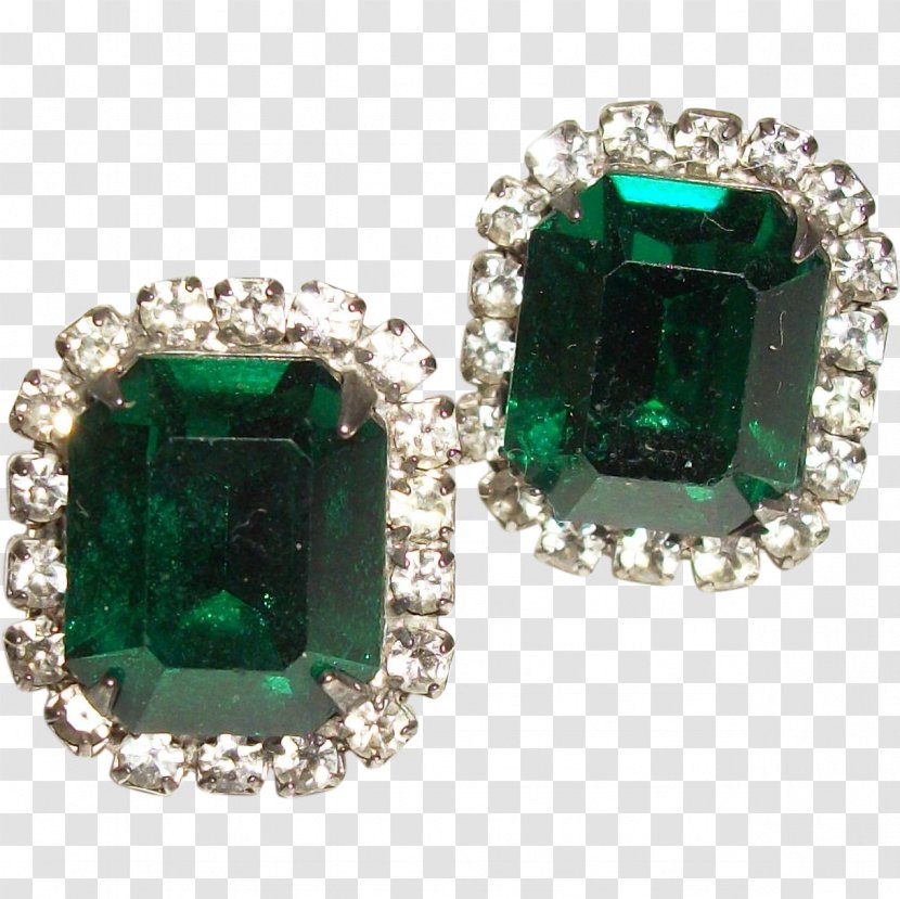 Emerald Earring Body Jewellery Bling-bling - Blingbling Transparent PNG
