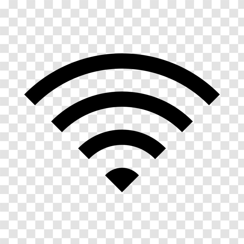 Wi-Fi Wireless Network Hotspot - Black And White - User Transparent PNG