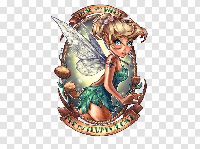 Tinker Bell Peter Pan T-shirt Lost Boys Disney Fairies - Wizard Painting Transparent PNG