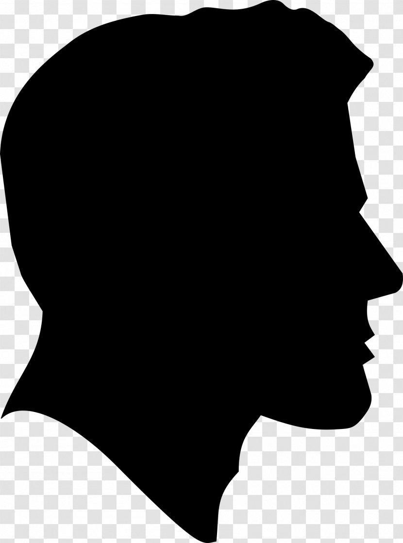 Silhouette Male Clip Art - Profile Transparent PNG