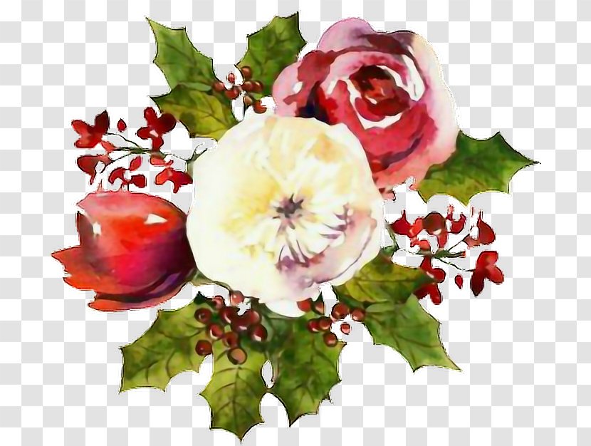 Bouquet Of Flowers Drawing - Holly Magnolia Transparent PNG