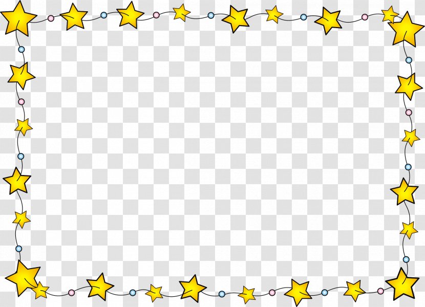 Stars Border Vector - Plot - Drawing Transparent PNG