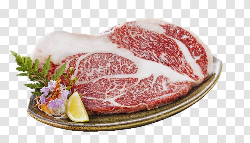 Sirloin Steak Ham Capocollo Roast Beef Prosciutto - Flower - Kobe Transparent PNG