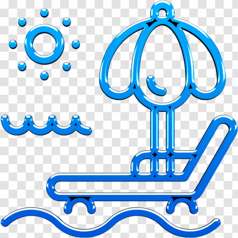 Sunbed Icon Beach Icon Transparent PNG