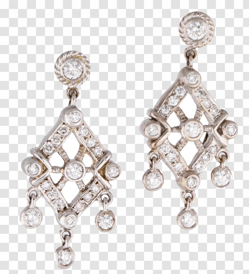 Earring Pearl Silver Body Jewellery Transparent PNG