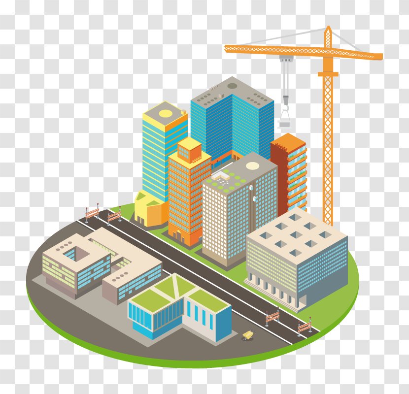 Real Estate Background - Commercial Building - Mixeduse Tower Transparent PNG