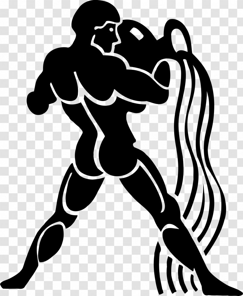 Aquarius Astrological Sign Zodiac - Muscle Transparent PNG