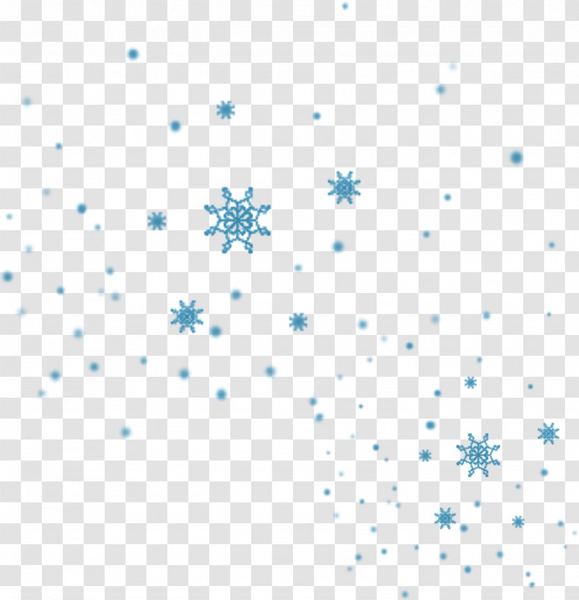 Snowflake Christmas Clip Art - Decoration - Beautiful Blue Transparent PNG