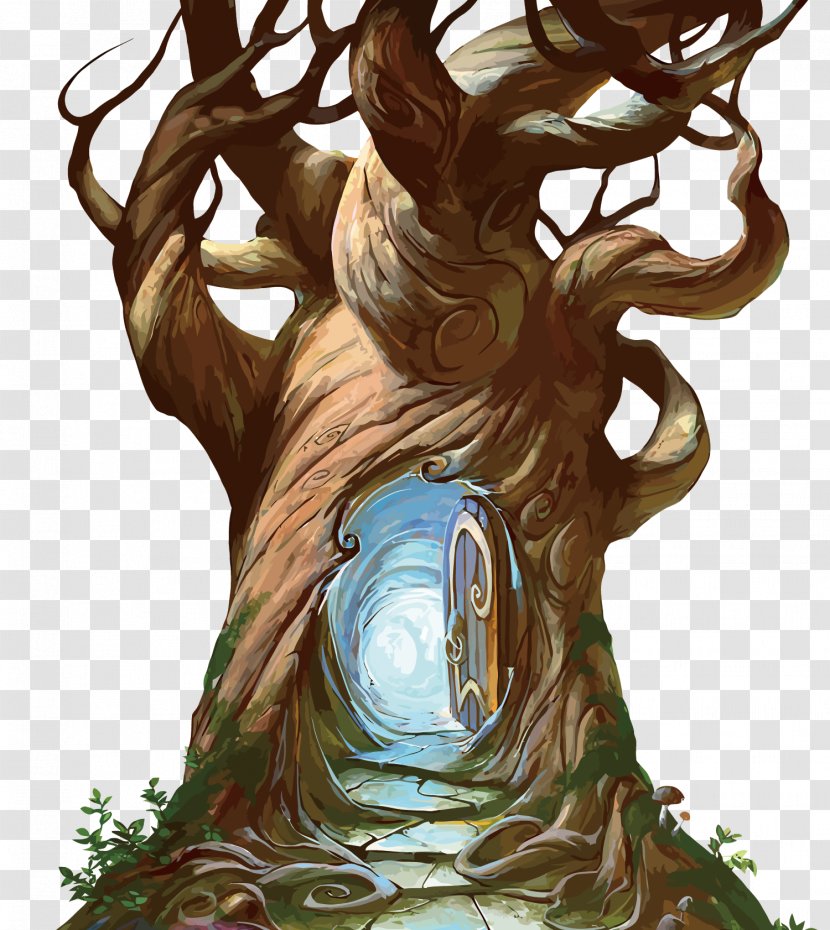 Tree Hollow Trunk - Vector Magic Hole Transparent PNG