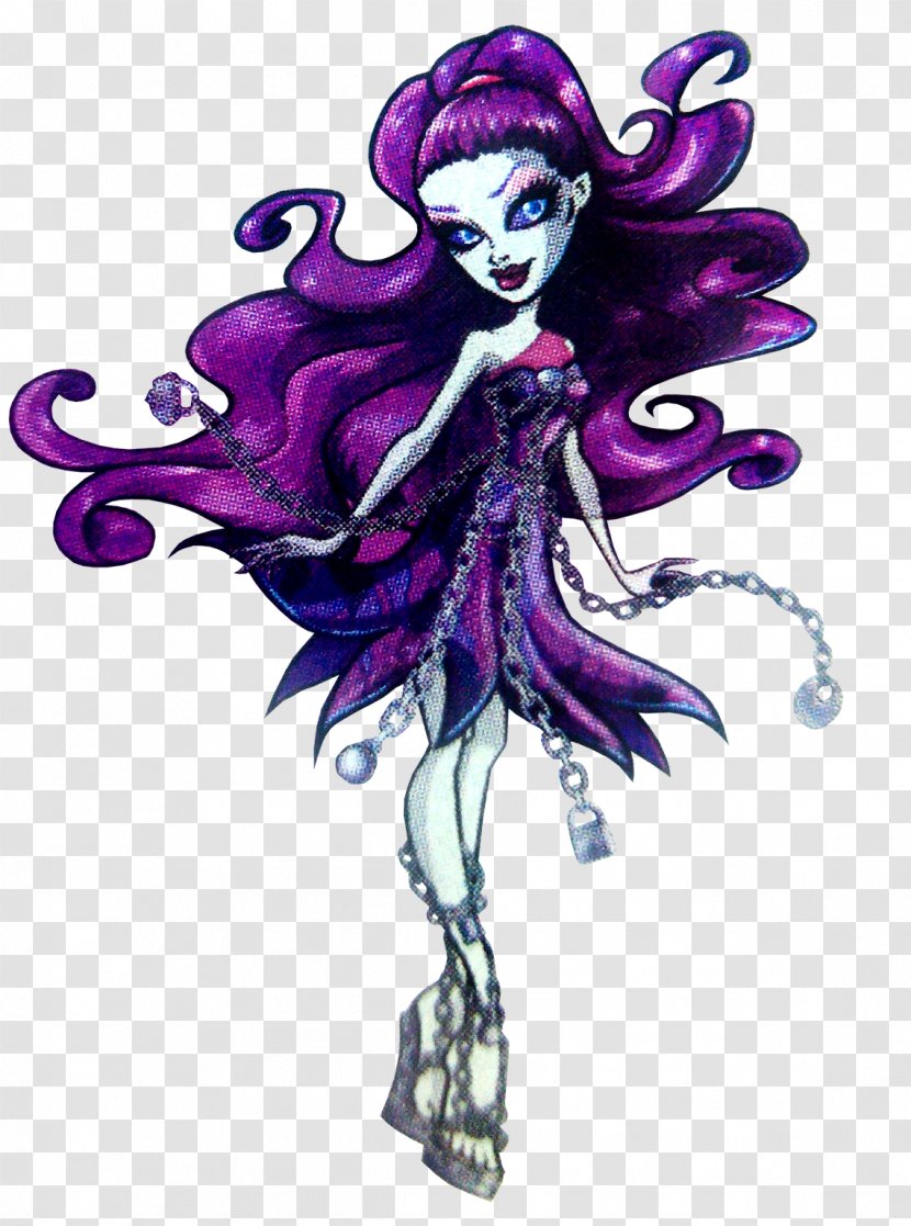 Frankie Stein Monster High Spectra Vondergeist Daughter Of A Ghost Doll - Bratz Transparent PNG