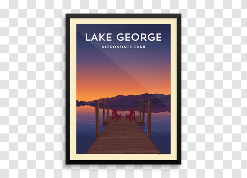 Adirondack Park High Peaks Pure Adirondacks Lake George Poster - Mountain - Flame Tower Transparent PNG