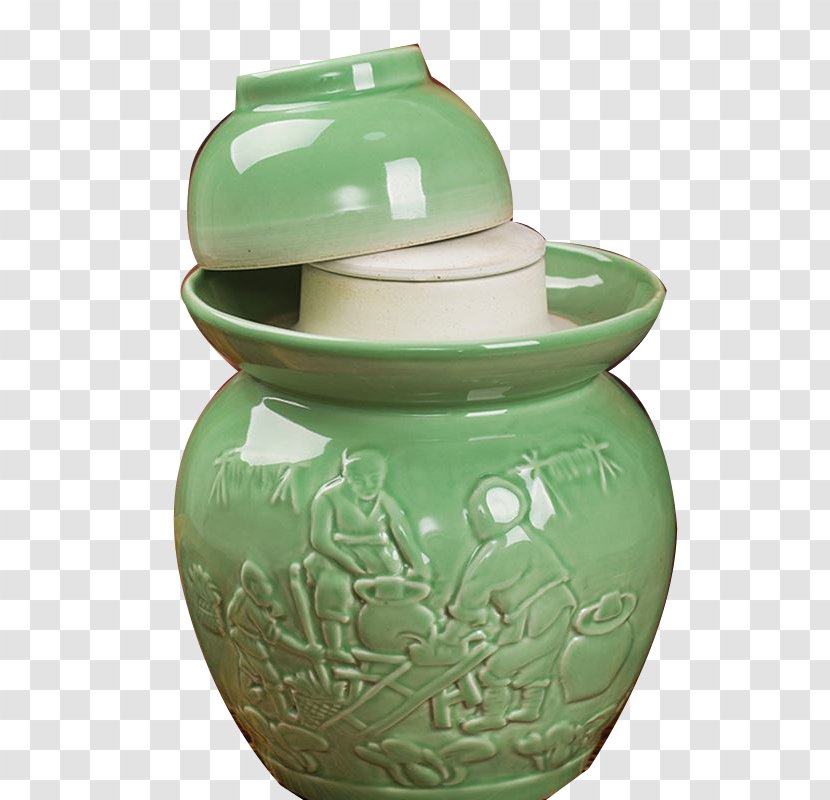 Ceramic Pottery Jar Pickling - Artifact - Pickle Transparent PNG