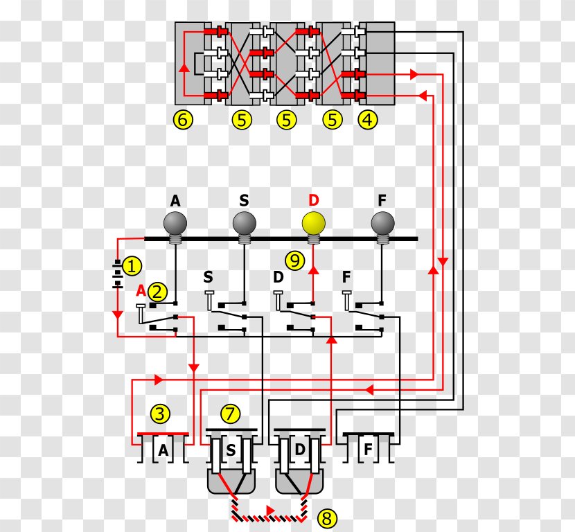 Bletchley Park Enigma Machine Rotor Details Cipher - Drawing - Material Transparent PNG