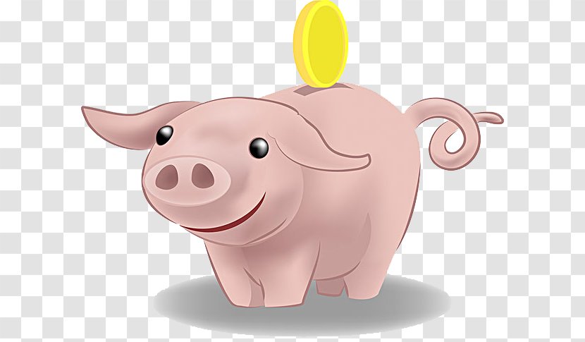 Piggy Bank Royalty-free Clip Art - Pink Transparent PNG