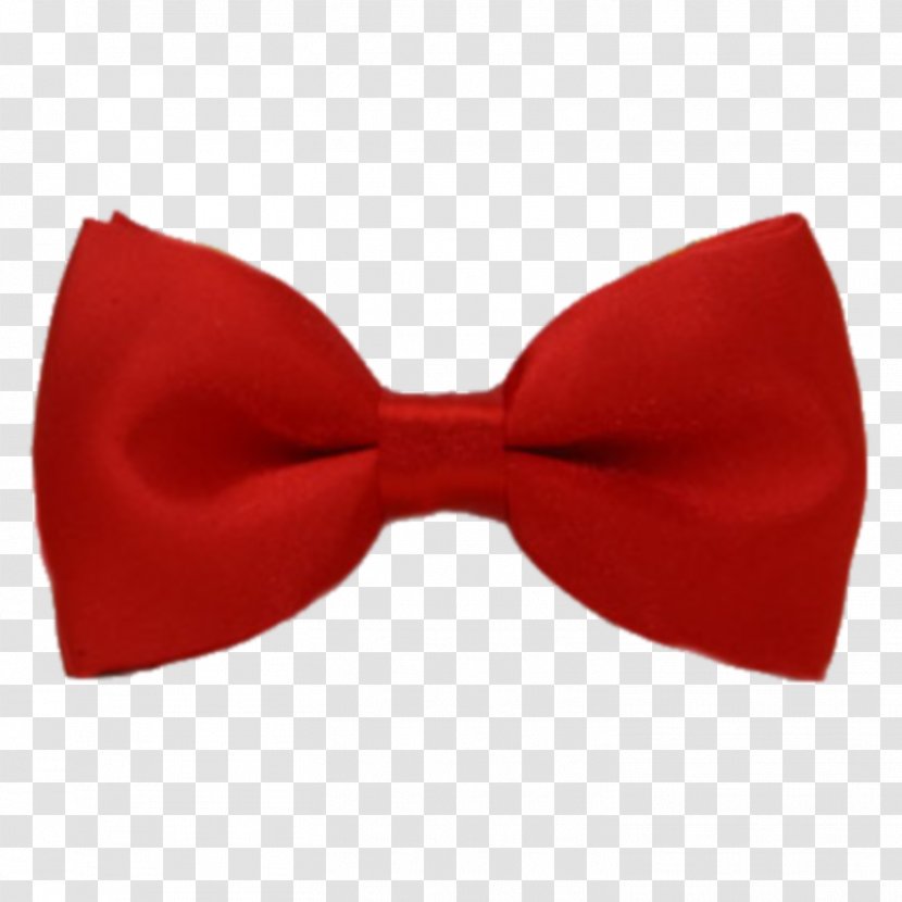 Bow Tie Necktie Red Satin Clothing Transparent PNG