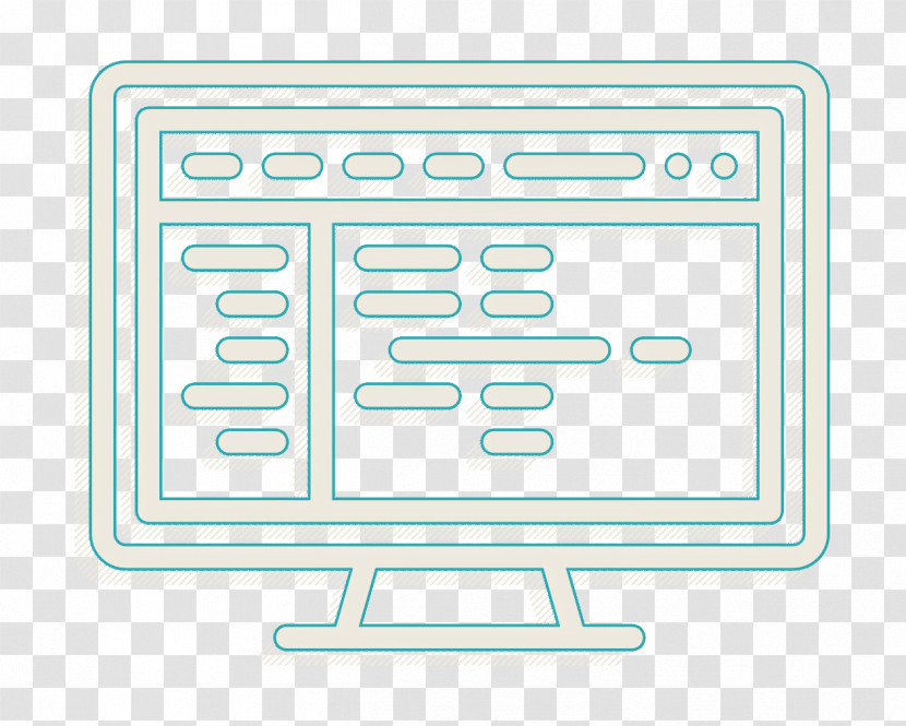Monitor Icon Programming Line Craft Icon Program Interface Icon Transparent PNG