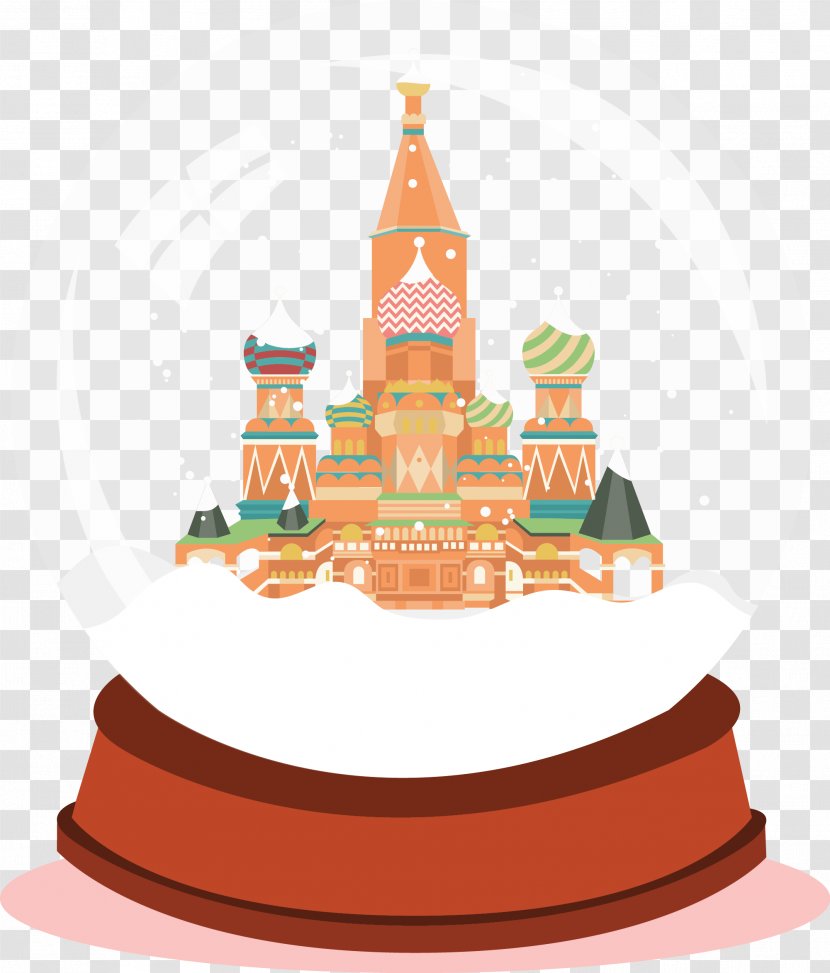 Saint Basils Cathedral Moscow Euclidean Vector Crystal Icon - Ball Inside Basil's Transparent PNG