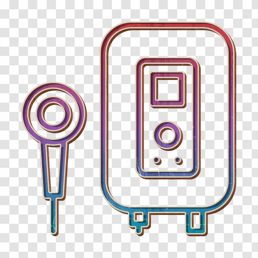 Electric Heater Icon Water Heater Icon Household Appliances Icon Transparent PNG