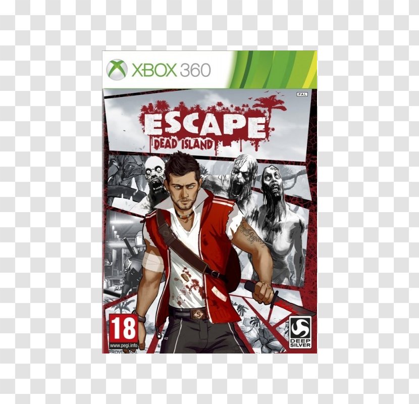 Escape Dead Island Island: Riptide Xbox 360 Kinect - Video Game Software Transparent PNG