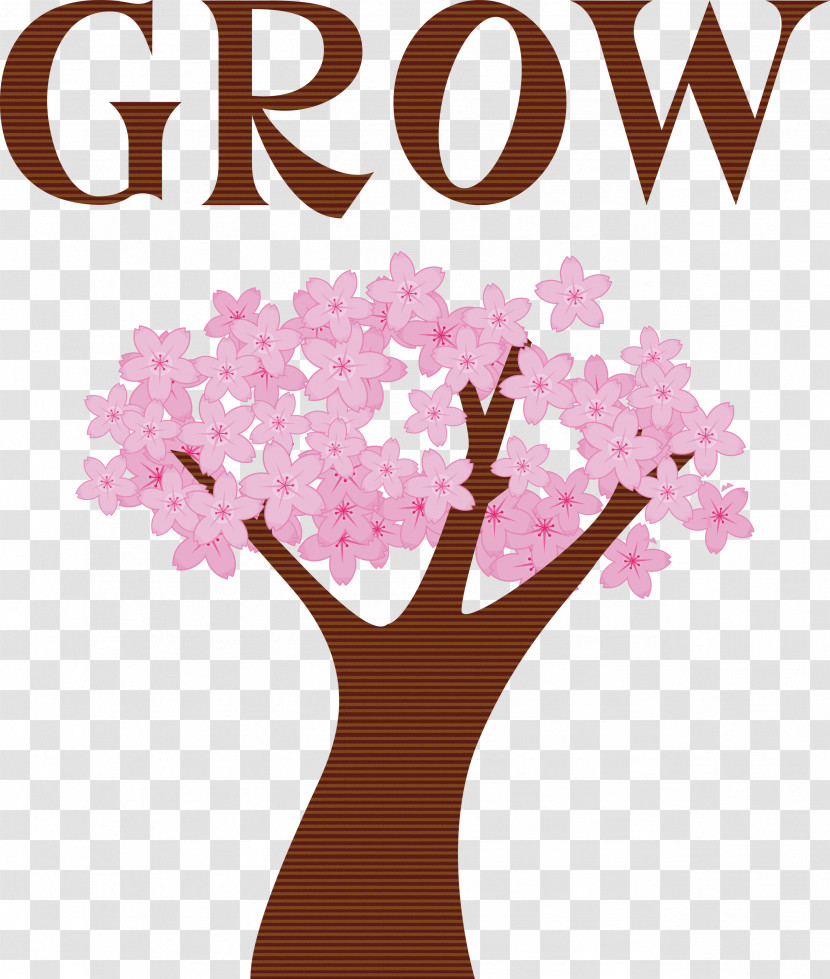 GROW Flower Transparent PNG