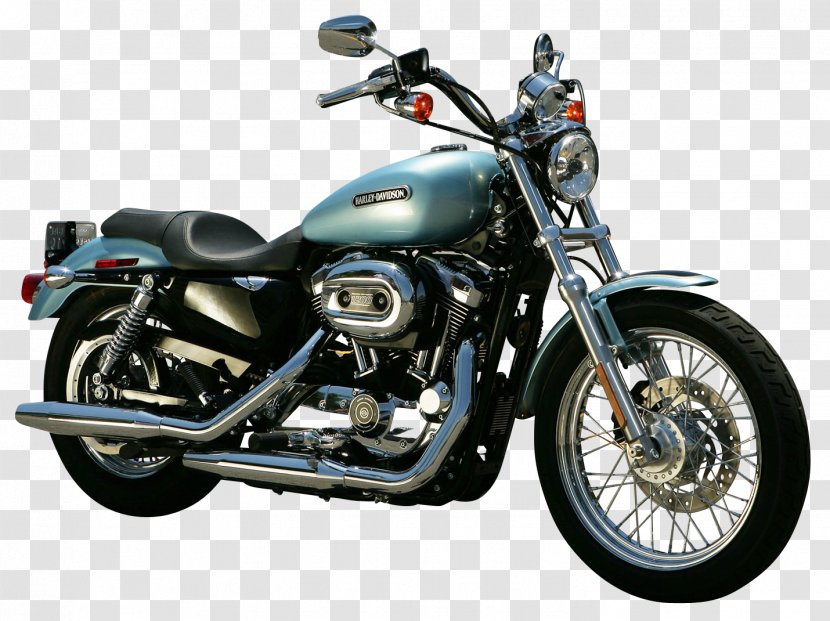 Harley-Davidson Sportster Motorcycle Cruiser - Harley Davidson Bike Transparent Transparent PNG
