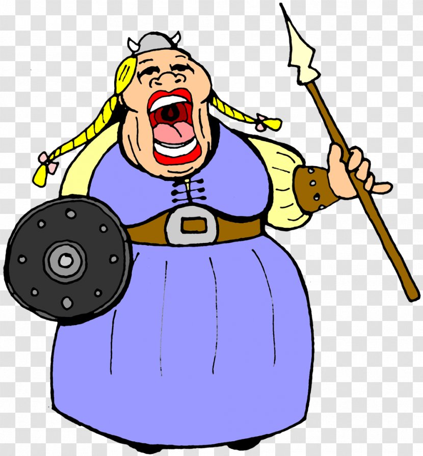 Opera Singing Clip Art - Fat Lady Cartoon Transparent PNG