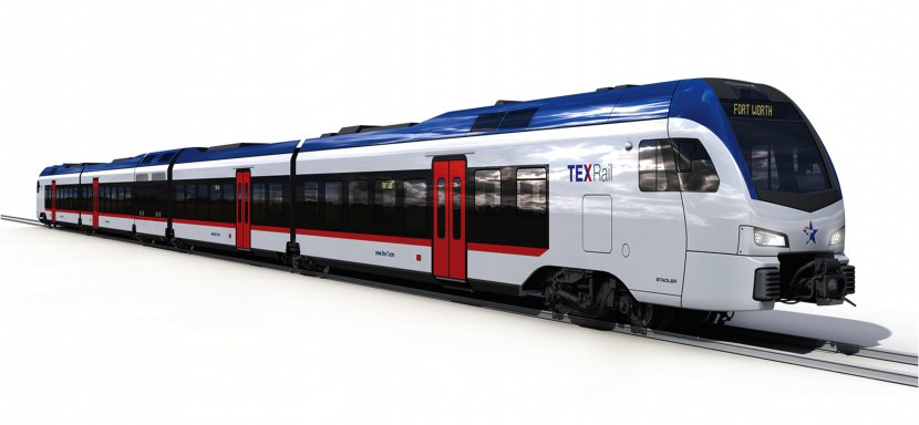 TEXRail Commuter Rail Train Transport Dallas/Fort Worth International Airport - Public Transparent PNG